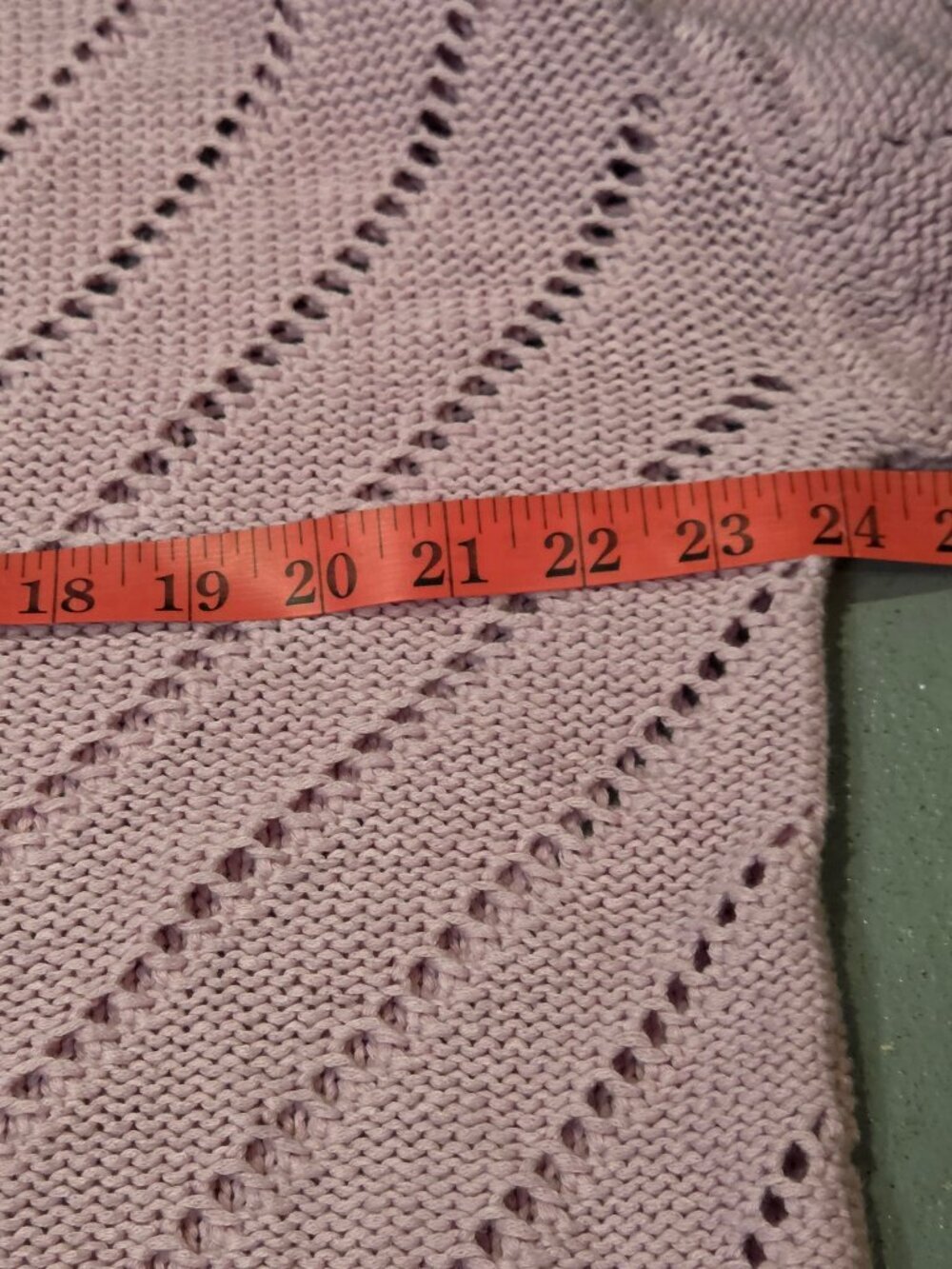 Pink Crochet Cardigan XL - Picture 5 of 7